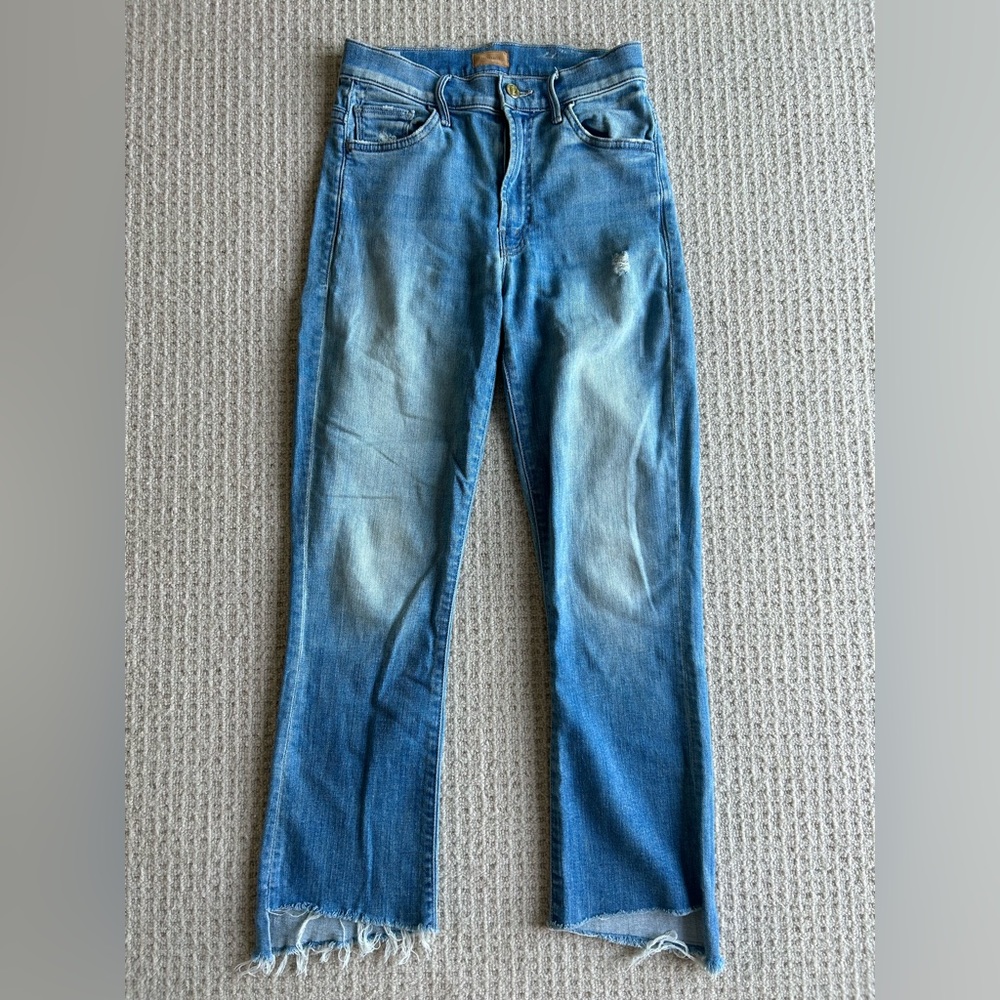 MOTHER Denim - Insider Crop Step Fray